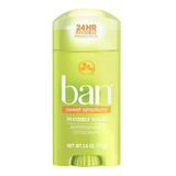 Ban Desodorante Sólido 73g - Sweet Simplicity