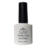 Esmalte Em Gel Lírio Branco Ou Preto Led Uv Unhas Unidade