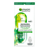 Mascarilla Facial En Tela Garnier Skin Active Efecto Detox 15g