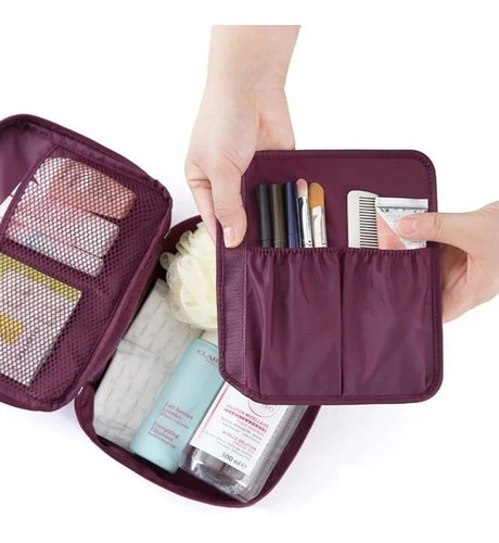 Organizador Neceser Porta Cosméticos Bolso Viaje Maquillaje