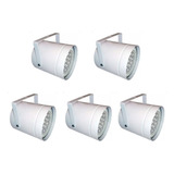 Tacho Spot Para Riel Ar111 Pack X5 Metal Blanco...