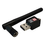 Tarjeta Usb 2.0 Antena Wifi 150mbps 802.11n/g/b Internet Red