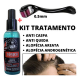 Kit Rolo Micro Agulha + Loção Cresce Fortalece Raiz Capilar!