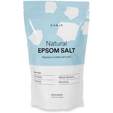 Sal Natural De Epsom Kanjo, Sulfato De Magnesio 100% Puro