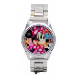 Reloj Minnie Pulsera Metálica Adulto.