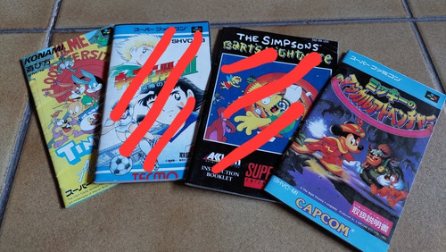 Manuales Varios Juegos Super Nintendo Snes