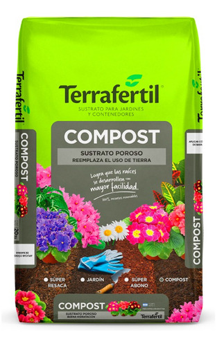 Compost Sustrato Poroso Terra Fertil 50 Dm3 Abono - Up!