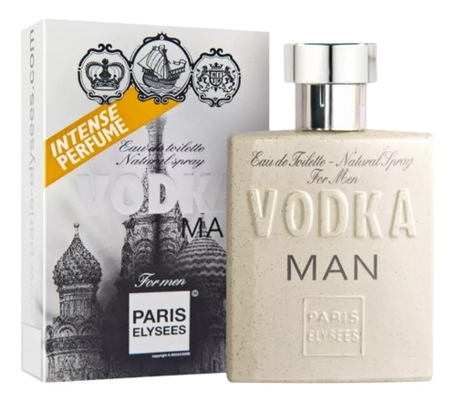 Perfume Vodka Man 100ml Edt - Paris Elysées