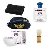 Set Crema De Afeitar, After Shave, Brocha Toalla Barber