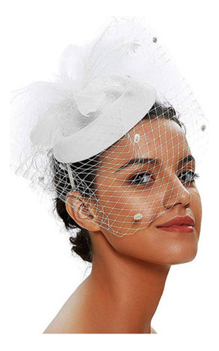 Chapéu Elegante Feminino, Usado Para Coquetéis, Casamentos