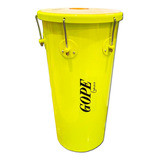 Rebolo Cônico Gope Luminix Alumínio Amarelo Neon 11¨x55cm 