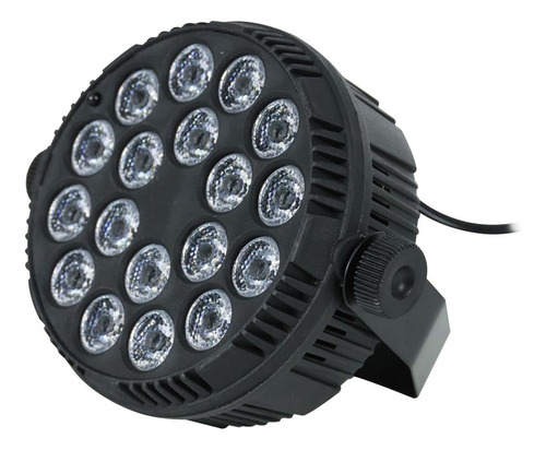 Luces Foco 18 Led Mini Flat Par Light Escenario Colores 