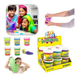 Kit 3 Slime Puxa Puxa Cores Diversas 180g Kimeleka Acrilex