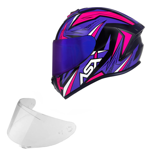 Oferta Aqui - Combo Capacete Esportivo Moto + Viseira Extra