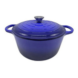 Olla De Hierro Esmaltado Vonne Ccn056 Azul 26 Cm