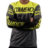 Tricota Commencal Dh Mangas Largas Jersey Excelente Calidad