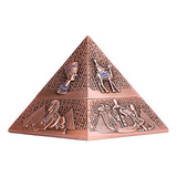 Cenicero Piramide De Metal Hipiwe, Resistente Al Viento, Est