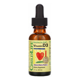 Vitamina D3 Infantil Childlife Liquido Sabor Frutas 30 Ml