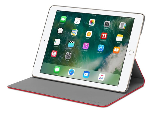 Funda Con Bisagra Logitech P/ iPad Air Mars Red Orange