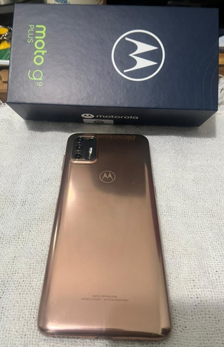 Celular Moto G9 Plus 128g Rosê Com Defeito