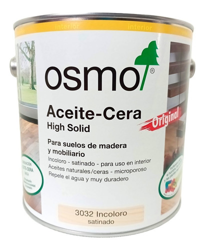 Aceite Osmo Polixoil Protector De Madera Y Resina 750 Ml
