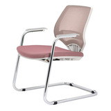 Cadeira Diálogo Marelli You 211 Rose Com Estrutura Cromada Cor Rosé E Polido Material Do Estofamento Tecido
