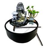 Fuente De Agua Piedras + Jardin Zen Feng Shui Deco 21cm Tm 