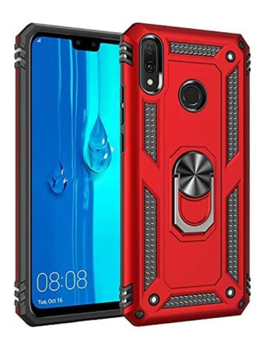 Funda Shockproof Y9 Huawei 2019 + Cristal Templado