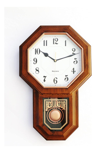 Mini Reloj De Pared De Péndulo Antiguo Clásico, Textura De B