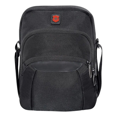 Mariconera Royal Swiss® Bolso Mensajero Impermeable Tablet Negro | Meses sin interés