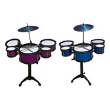 Mini Bateria Para Chicos Juguetes 5 Cuerpos Con Plato 