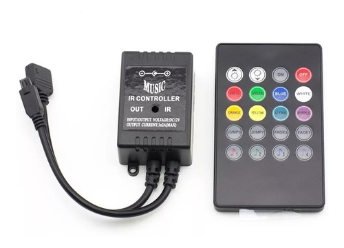 Controlador Musical Audiorritmico Tira Led Rgb 5050 2835 