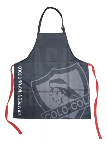 Delantal Parrillero Colo Colo Quincho Pechera Cocina Bbq