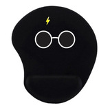 Mouse Pad Harry Potter Oculos E Cicatriz Com Apoio