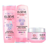 Kit Elseve Glycolic Gloss Com 3