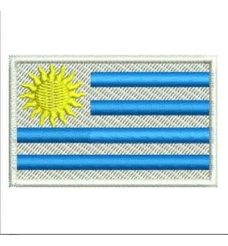 Bandeira Do Uruguai Bordado - Patch