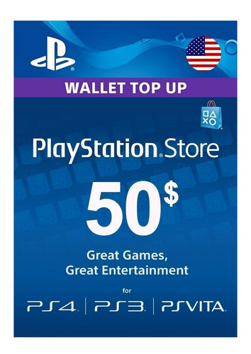 Tarjeta Psn 50 Usd Original Entrega En Minutos