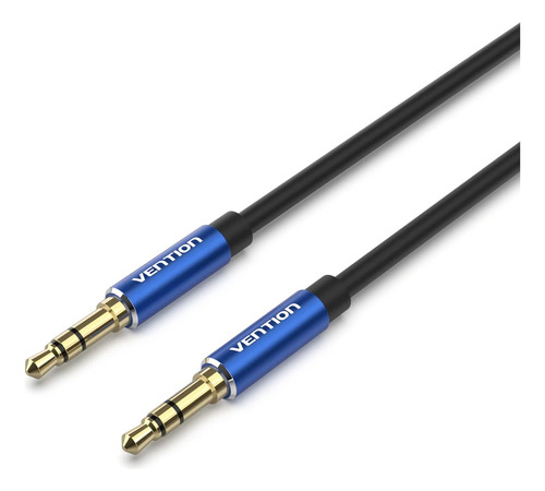 Cable Audio 3 M Stereo Aux Mini Plug 3,5 Jack Azul Vention