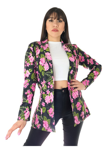 Blazer Saco Diseño Mujer Varios Estampados Nueva Temporada