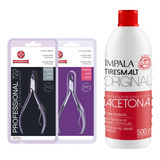  Kit 2 Alicates 777+722 Removedor De Esmalte Impala Mundial