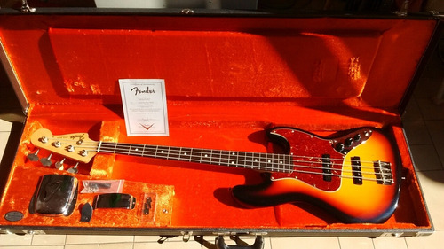 Bajo Fender Jazz Bass Usa Custom Shop ' 64 Nos Sunburst 2008