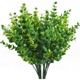 Los Arbustos Artificial, Hogado 4pcs Falso Plástico Verde Pl