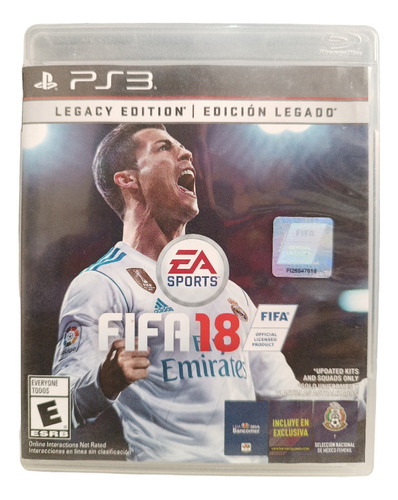 Fifa 18 Play Station 3 Ps3 