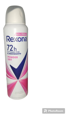 Desodorante Rexona 72h Activado Por El Movimiento Powder Dry