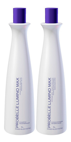 Kit Shampoo + Cond. Lumino Max 1kg Probelle