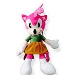 Peluche Muñeco Sonic Amy Rose Grande 45cm Producto Importado