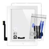 Cristal Touch + Bisel iPad 2 3 4 A1416 A1458 A1430 A1459 A1395 A1396 Touchsceen + Marco Guardapolvo + Home + Herramienta