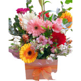Box De Flores Surtidas Naturales En Caja Flores A Domicilio