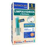 Nanolife Limpiavidrios - Recarga 600 Ml - 5 Unidades