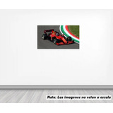 Vinil Sticker Pared 45 Cm. Lado Ferrari F1 Modbe030